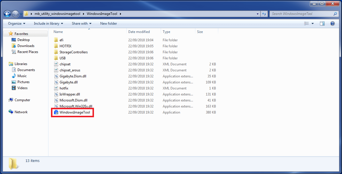 gigabyte windows usb install tool